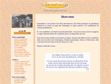 Tablet Screenshot of geneafrance.org